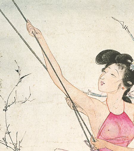 柳江县-胡也佛的仕女画和最知名的金瓶梅秘戏图